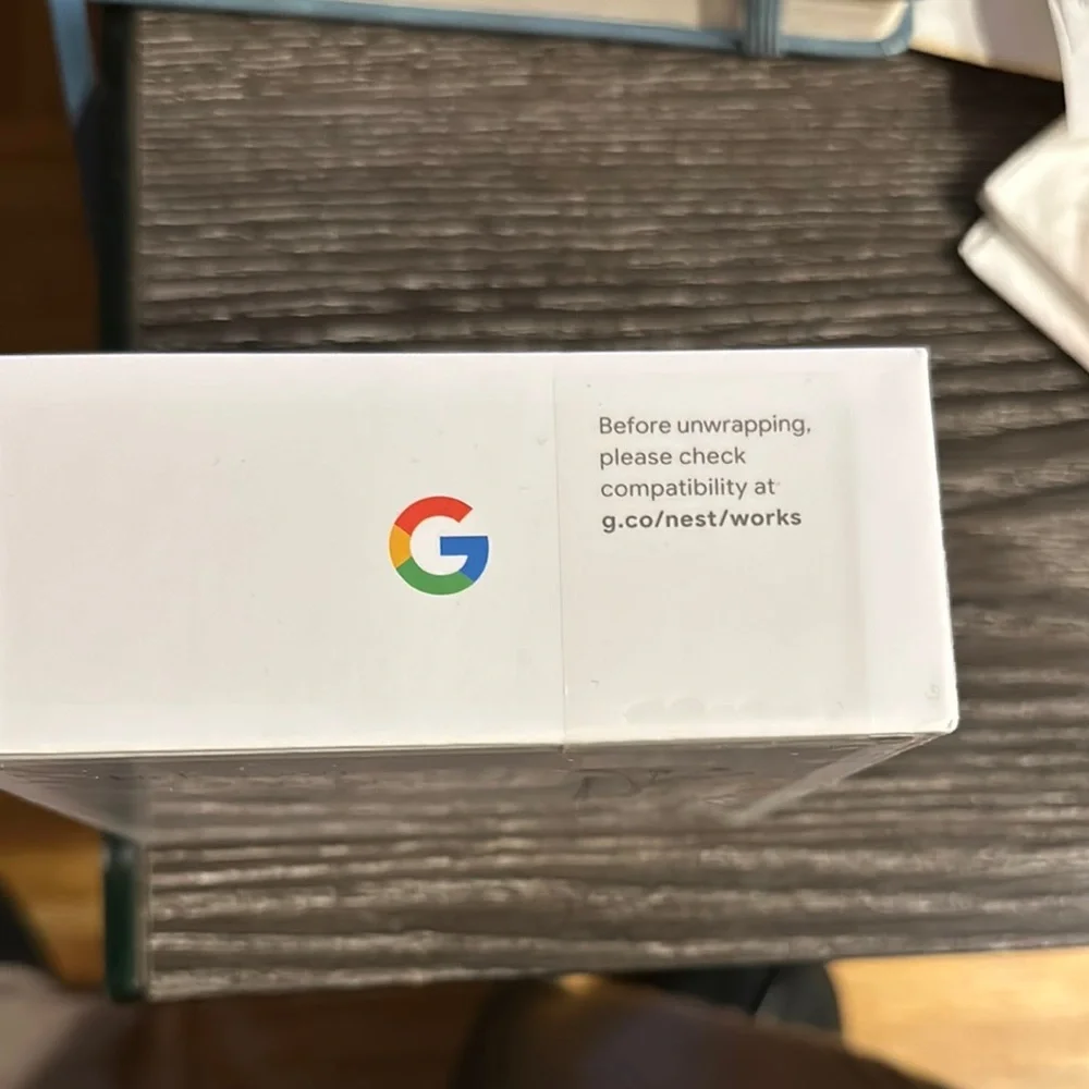 Google Nest Thermostat in Charcoal